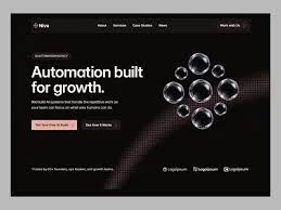 Hive automation platform landing page